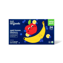Good & Gather Apple Banana Blueberry Fruit Puree Pouches 4.76lb/24ct