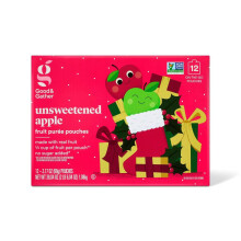 Good & Gather Unsweetened Apple Squeeze Pouches 38.04oz/12ct