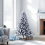 Evre (4ft) EVRE Snow Flock Christmas Tree Pine Cone & Berries 1