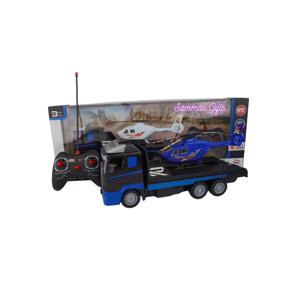 Sammar Gifts Lorry Truck & Helicopter Radio Remote Control Car ( 2 Pack Set)