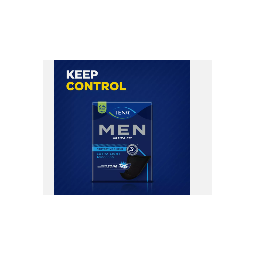 TENA Men Protective Shield Extra Light Pack Of 14 Pads