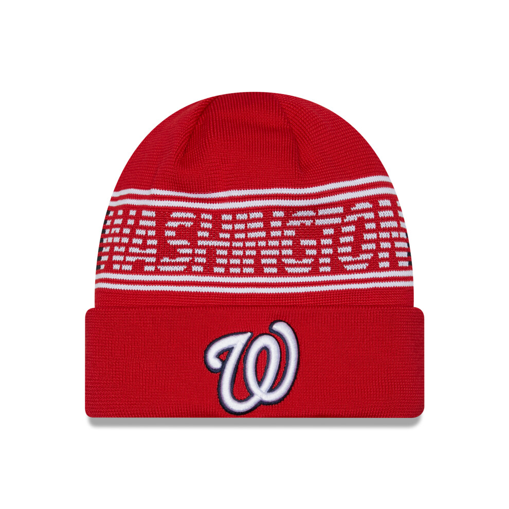 New Era Washington Nationals Sport Knit Beanie Hat