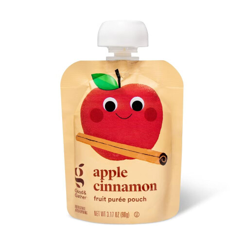 Good & Gather Applesauce Pouches Cinnamon 12ct 1