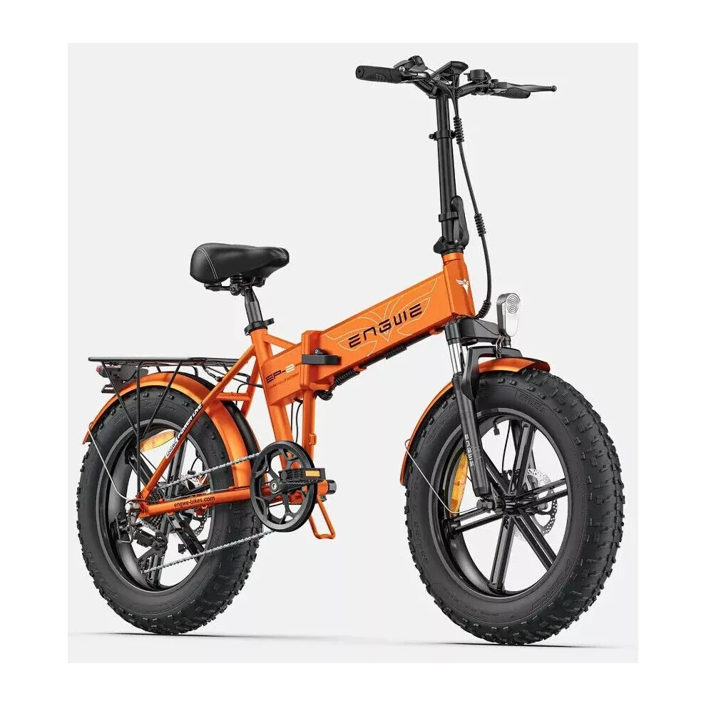 (Orange) Electric Bike Engwe EP-2 Pro 750W Fat Tire E-Bike