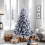Evre (6ft) EVRE Snow Flock Christmas Tree Pine Cone & Berries 1