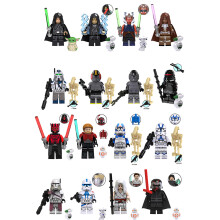 (16pcs-B) 22pcs Clone Soldier Asokabakala Commander Ray Kailun Building Blocks MiniFigures Toys