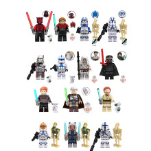 (14pcs-B) 22pcs Clone Soldier Asokabakala Commander Ray Kailun Building Blocks MiniFigures Toys
