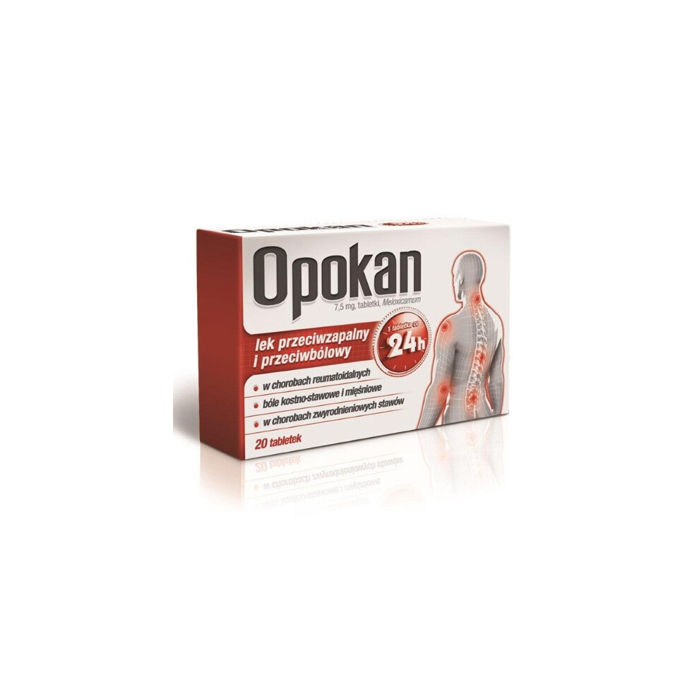 Opokan 7.5 mg, 20 tablets Healthy Joints & Cartilage Pain Relief