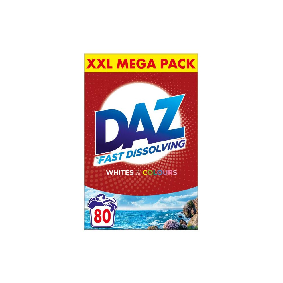 Daz Washing Powder 4000 g (80-Washes) - Whites & Colours