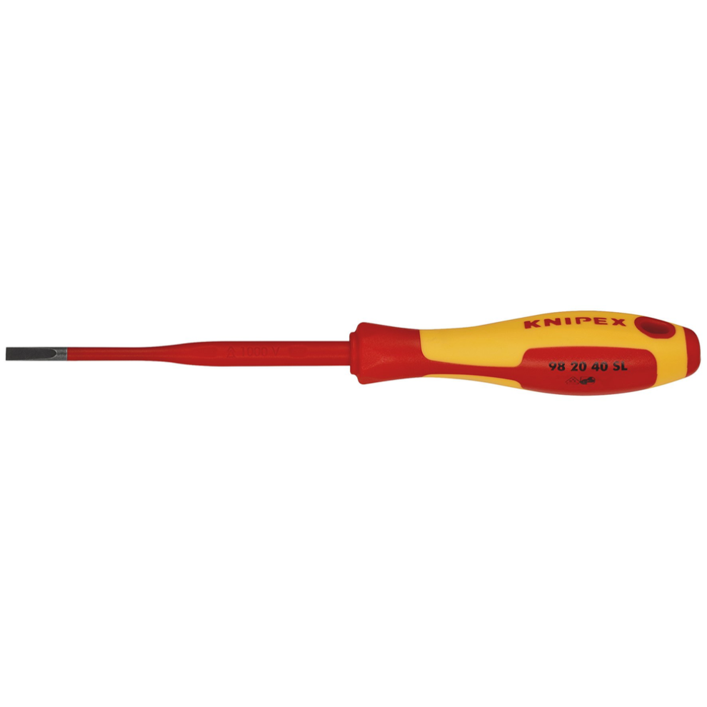 Draper 4.0MM SLIMLINE SLOTTED SCREWDR 72387 72387 VDE Insulated Slotted Screwdrivers - Slim-image-OPC-PFQZPMZ-NEW