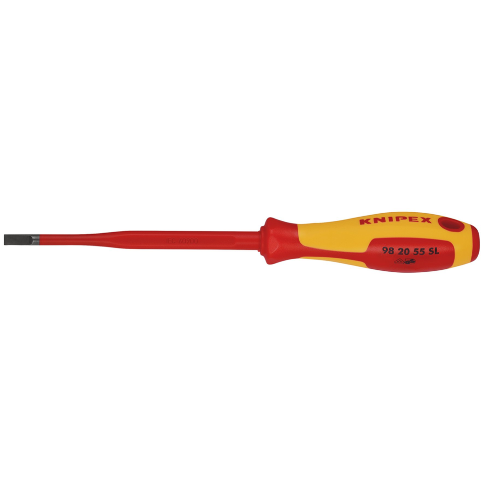 Draper 5.5MM SLIMLINE SLOTTED SCREWDR 72391 72391 VDE Insulated Slotted Screwdrivers - Slim