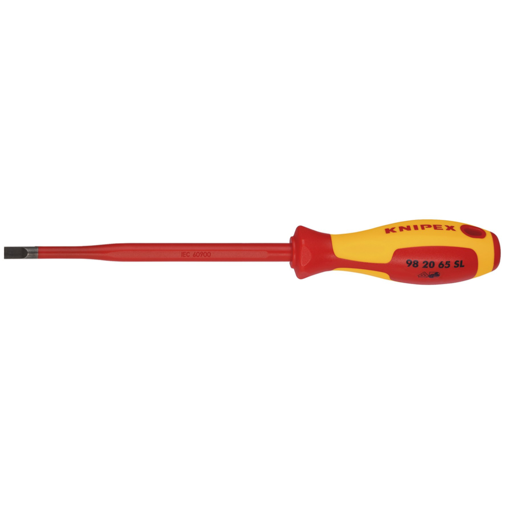 Draper 6.5MM SLIMLINE SLOTTED SCREWDR 72436 72436 VDE Insulated Slotted Screwdrivers - Slim-image-OPC-PFQZPN5-NEW