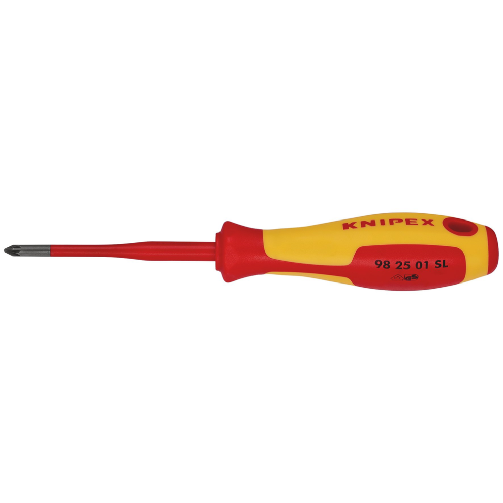 Knipex Draper Pz1 Slimline Screwdriver 72455 72455 Vde Insulated Pozidrivâ Screwdrivers