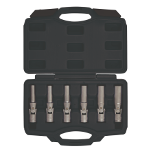 Draper GLOW PLUG SOCKET SET 6PC 12404 12404 Glow Plug Socket Set, 3/8" Sq. Dr. (6 Piece)