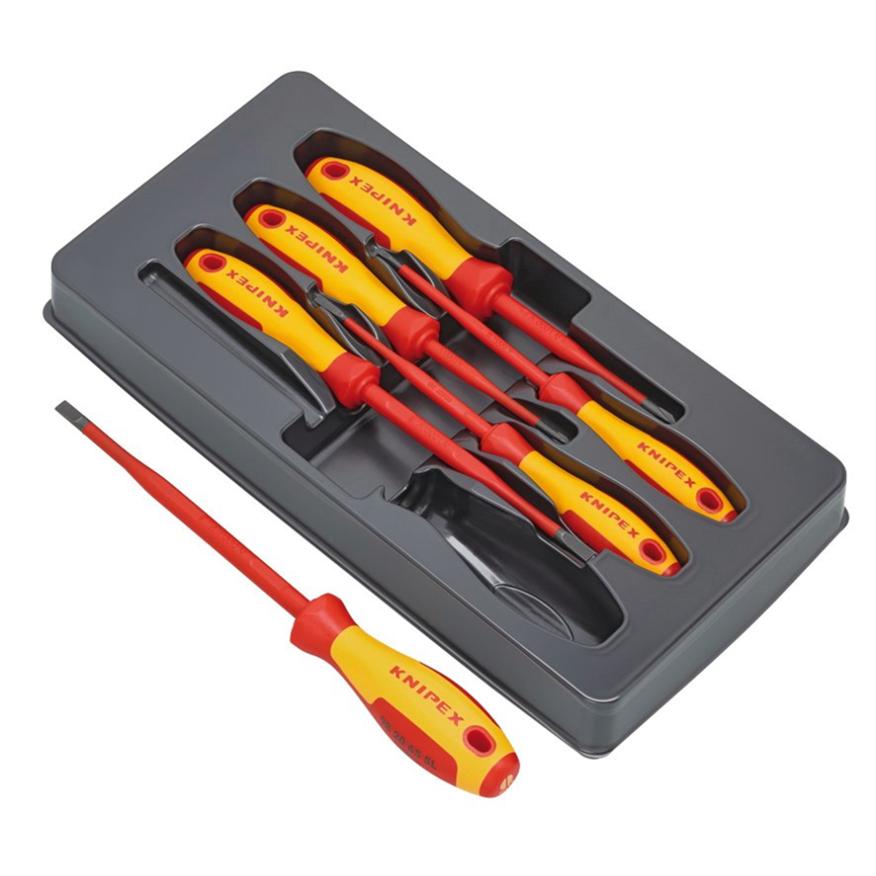 Draper VDE SET OF SCREWDRIVERS S/PH 28009 28009 VDE Insulated Slotted/PhillipsÃ Screwdriver Set