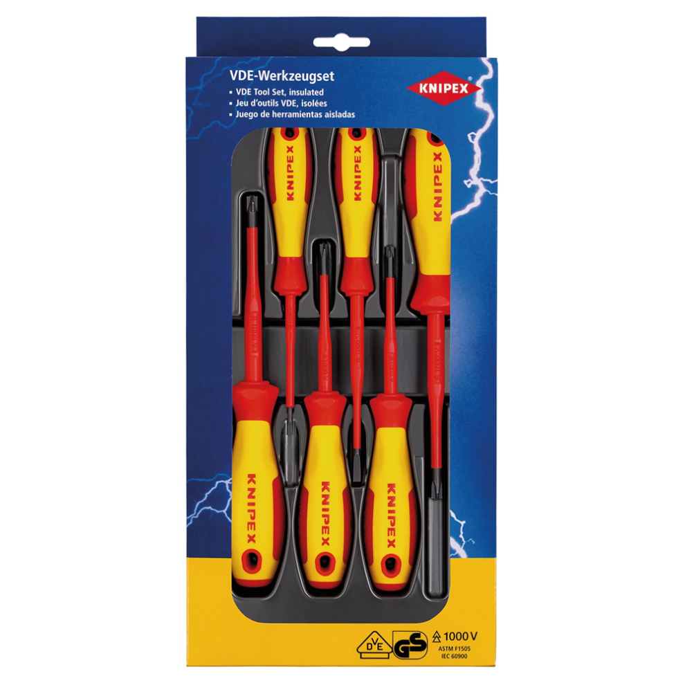 Knipex 00 20 12 V05 Vde Plusminus/Slotted Screwdriver Set Per Kit 1 28017 - Image 6