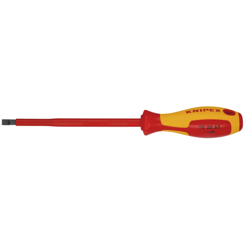 Draper 6.5MM SLOTTED SCREWDRIVER 18796 18796 VDE Insulated Slotted Screwdrivers