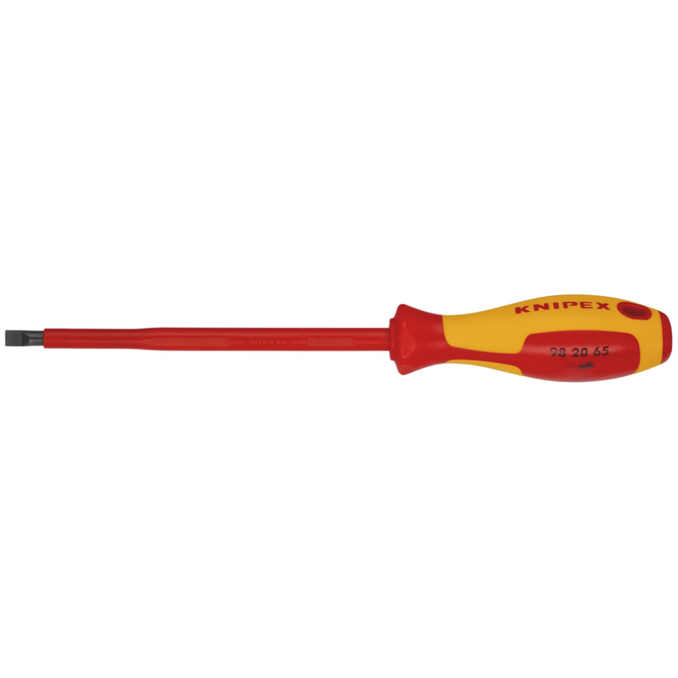 Draper 6.5MM SLOTTED SCREWDRIVER 18796 18796 VDE Insulated Slotted Screwdrivers-image-OPC-PFQZPPQ-NEW