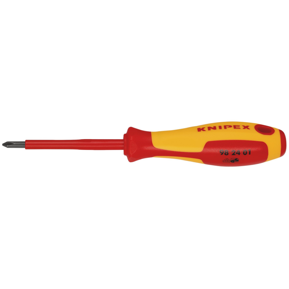 Knipex Draper Ph1 Screwdriver 18802 18802 Vde Insulated Phillips Screwdrivers