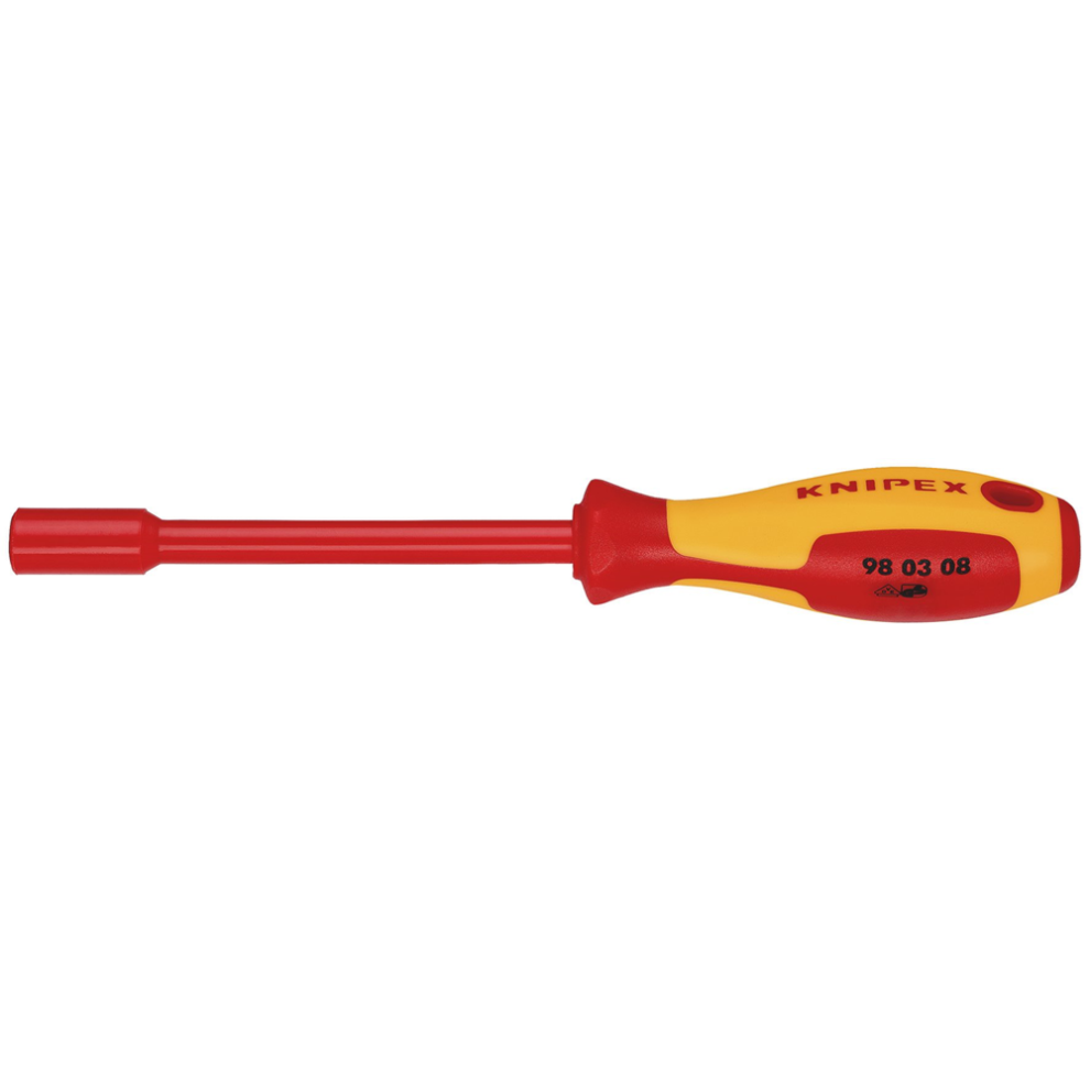 Knipex Draper 8Mm Nut Driver 18738 18738 Vde Insulated Nut Drivers
