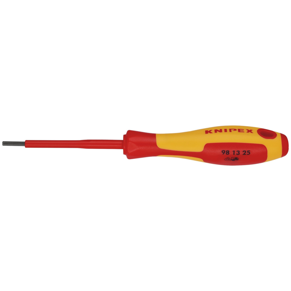 Knipex Draper 2.5Mm Hex Screwdriver 18774 18774 Vde Insulated Hexagon Screwdrivers