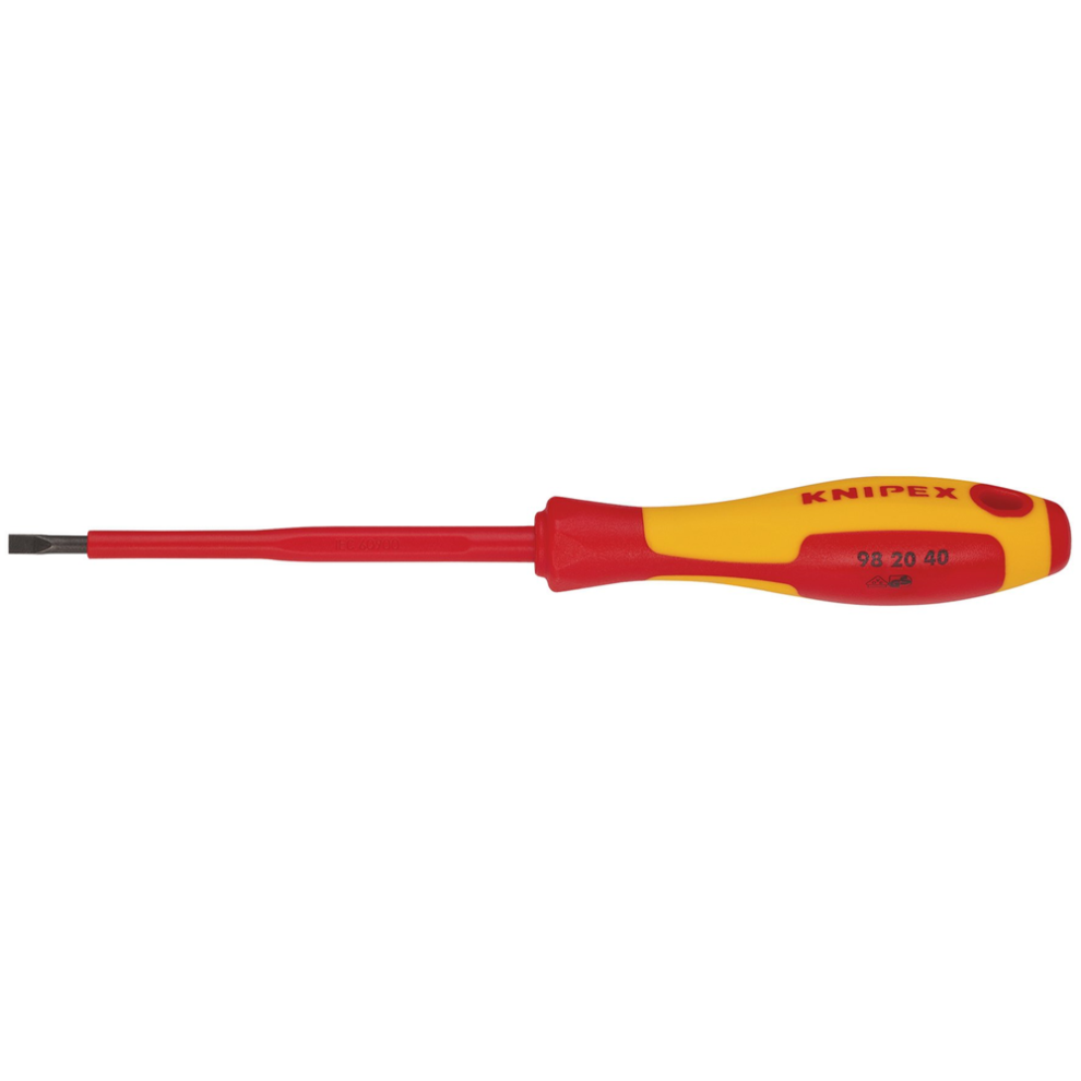 Draper 4MM SLOTTED SCREWDRIVER 18791 18791 VDE Insulated Slotted Screwdrivers