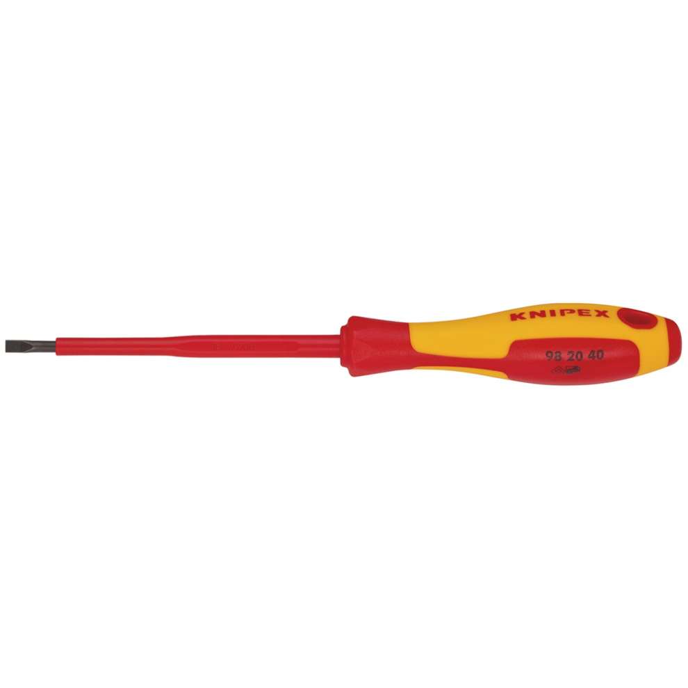 Knipex Draper 4Mm Slotted Screwdriver 18791 18791 Vde Insulated Slotted Screwdrivers