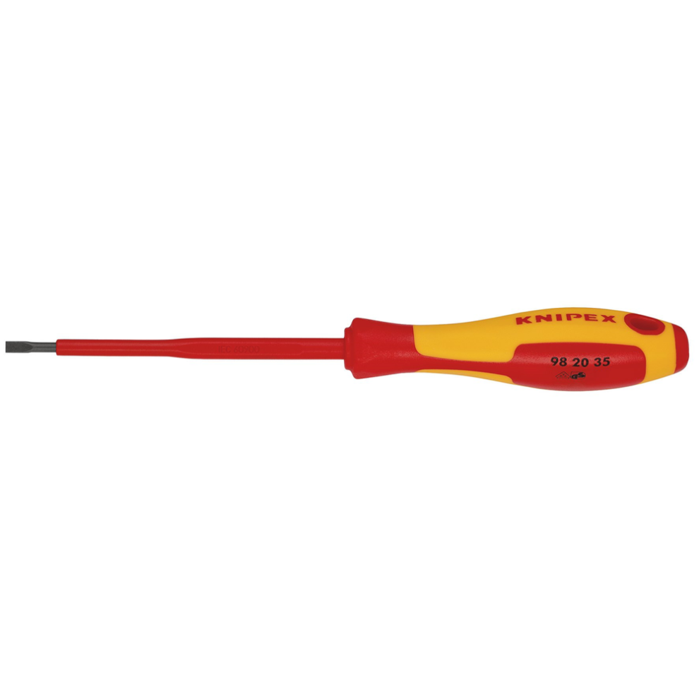 Draper 3.5MM SLOTTED SCREWDRIVER 18790 18790 VDE Insulated Slotted Screwdrivers