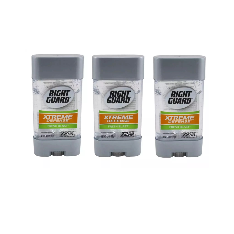 (3 x 113g Fresh Blast) 3 x 113g Right Guard Xtreme Defence Deodorant Stick