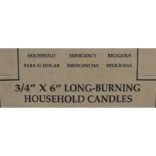 AzureGreen C6PI36 6 x 0.75 in. Household Candle, Pink - Set of 36
