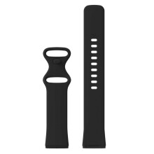 (Black, S) Silicone Bracelet Strap For Fitbit Versa 3/4 Smart Watch Band Replacement Watchband For Fitbit Sense