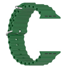 (Dark Green, For 42/44/45/49mm) Strap For Apple Watch Ultra 2 9 8 7 6 SE 4 5 3 Band 44mm/40mm Iwatch Band 5 42mm 38mm Double Buckle Watch Accessories 49mm 41mm 45mm