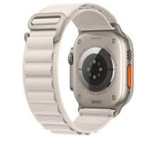 (White, Ultra 49mm) Alpine Loop Strap For Apple Watch Ultra strap 49mm 44mm 40mm 42mm 38mm sport bracelet correa iWatch series 8 7 6 5 3 se 45mm 41mm band