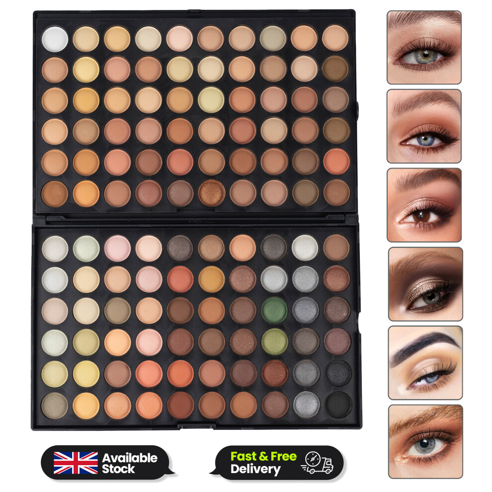 LaRoc 120 Natural Colours Palette | Neutral Eyeshadow Palette