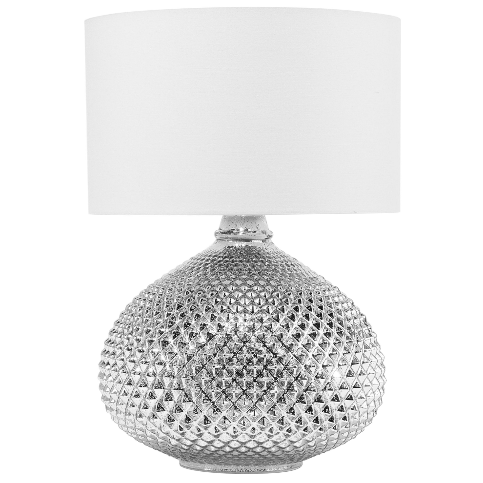 Metal Table Lamp Silver MADON