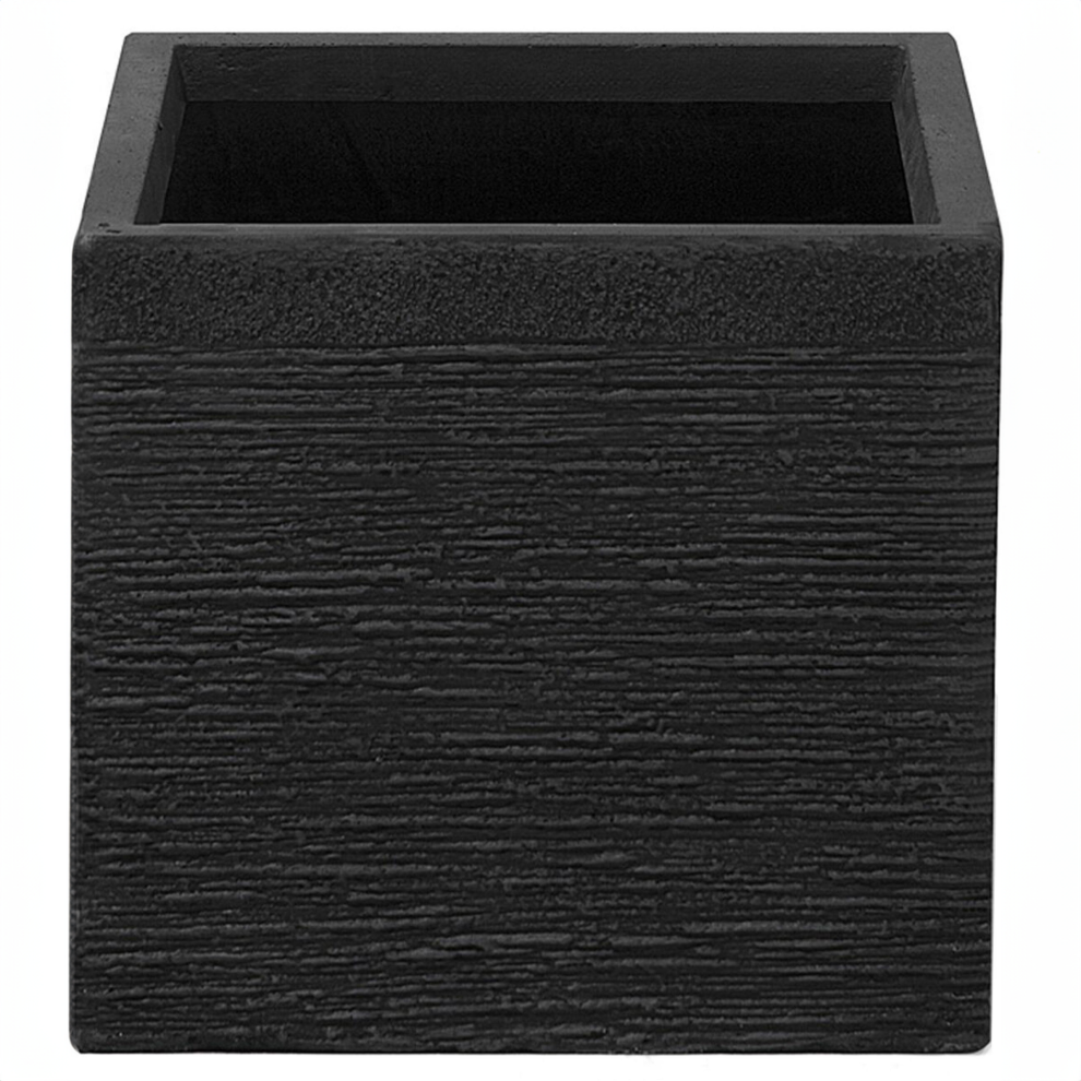 Plant Pot PAROS 30 cm Black