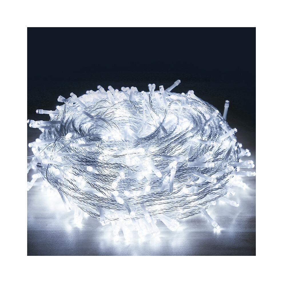 (white, 20m 200 lights high quality plug-in with tail plug) Christmas led light string starry sky lights flashing light string lights outdoor decorative lights
