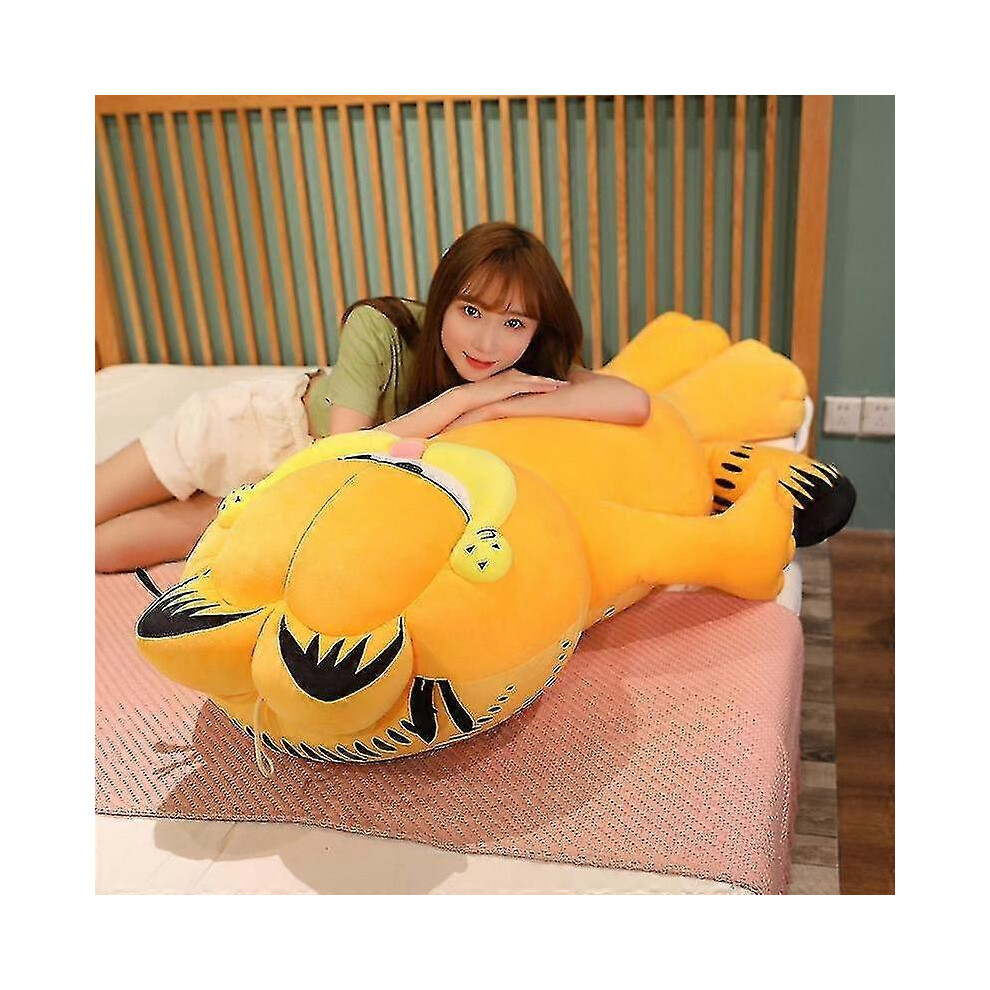 Peluche Garfield Da 60 Cm, Animale Di Peluche Super Morbido E Sovradimensionato, Bambola Di Cartone Animato, Regalo Di Compleanno Per Bambini-image