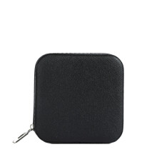 (Black) Fashionable writing jewelry box makeup box with small mirror for easy visualization