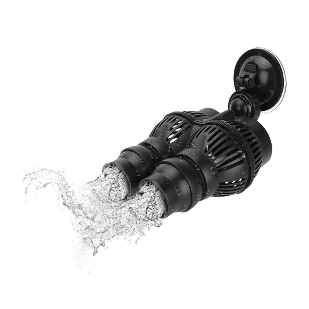 (Type 2) 6000L/H Aquarium Wave Maker Fish Tank Wave Maker Fresh Water Pump Suction Submersible Powerhead