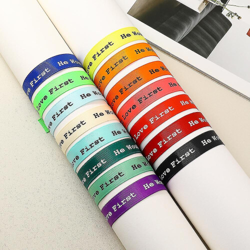15pcs Bracelet Webbing Bracelets He Would Love First Bracelet 1