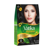 Dabur Vatika Henna Hair Colour Henna Hair Dye Jet Black 60 g