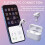 Wireless Earbuds Headphones Wireless Bluetooth Earphones  ANC Noise Cancelling Mic, for iPhone/Android/IOS 4
