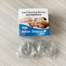 (with box 2pcs) Anti snore nose aid Silicone Nasal Dilators Stop Snoring Nose Clip Sleep Tray Sleeping Aid Apnea Guard Night Device