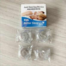(with box 4pcs) Anti snore nose aid Silicone Nasal Dilators Stop Snoring Nose Clip Sleep Tray Sleeping Aid Apnea Guard Night Device