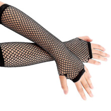 Neon Fishnet Gloves, Leg And Arm Cuffs Party Wear Fancy Dress