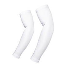 (XL, White) Running/cycling/sports/quick Drying/ Breathable Elastic Sleeves, Arm Sleeves, Basketball Arm Sleeves