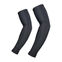 (XL, Black) Running/cycling/sports/quick Drying/ Breathable Elastic Sleeves, Arm Sleeves, Basketball Arm Sleeves