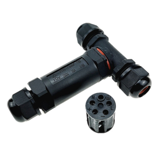 XY25 IP68 Waterproof 5 Pin T-type Cable Connector 2