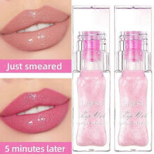 2pcs New Lip Oil Serum Increase Lip Elasticity Reduce Lip Mask Fine Lines Instant Volumising Increase Moisturizing Lip Essence Oil